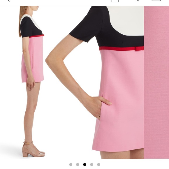 Valentino Colorblock Couture Minidress - Picture 5 of 8